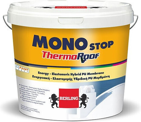 Berling Monostop Thermo Plastik Farbe für Äußeres Verwendung Weiß 3Es