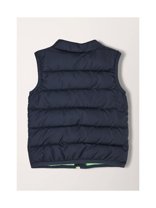 S.Oliver Kids Quilted Jacket Sleeveless Navy Blue