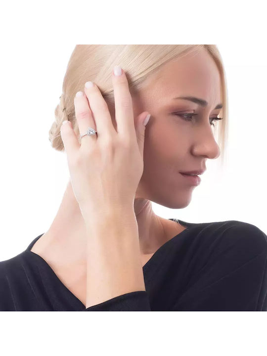 Oxzen Ring with Zircon made of Silver