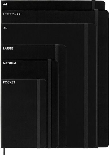 Moleskine Classic Collection Notebook 192 Sheets Ruled with Elastic Lemon Green