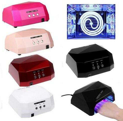 Gel 000.230.1877 36W Φουρνάκι Νυχιών LED 36W Μαύρο