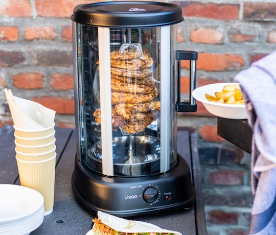 DomoClip 323DOM Tabletop Vertical Spit 1500W 44cmx34cmcm
