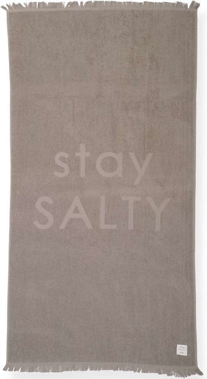 Nef-Nef Homeware Stay Salty Cotton Berry with Fringes 170x90cm