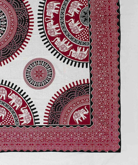 Silk Fashion Beach Towel Cotton 240x220cm.