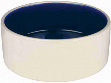 Trixie Bol Ceramica Pentru Mâncare Și Apă Pentru Câine Și Pisică 2.3lt 22cm În Culoare Bej