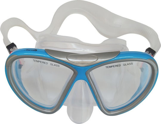 Fortis Tauchmaske PVC Blau