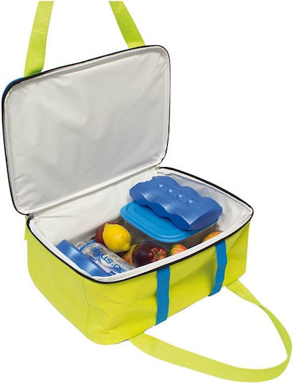 GioStyle Insulated Bag Handbag Lime Coolbag Blue/Yellow 15.5 liters L36 x W15 x H26cm