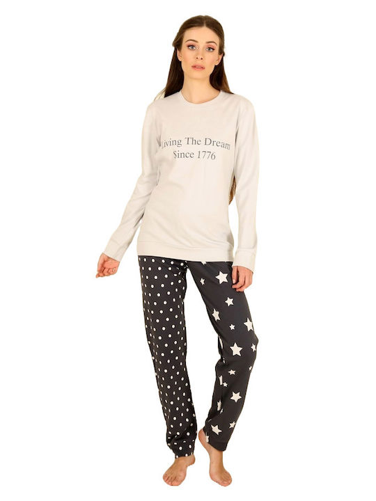 Happy Family Winter Women's Pyjama Set Cotton Ice