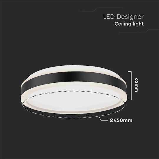V-TAC Rund Draußen LED Panel 24W mit Natürliches Weiß Licht 4000K