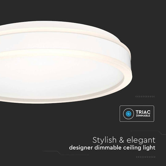 V-TAC Rund Draußen LED Panel 18W mit Natürliches Weiß Licht 4000K