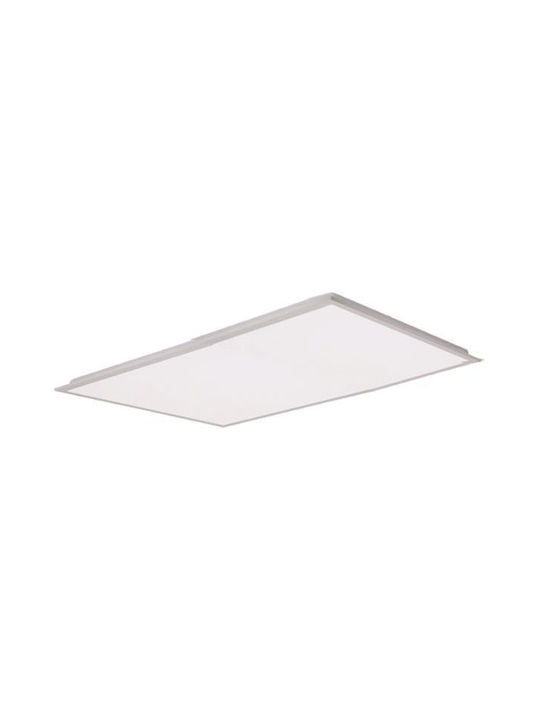 Eurolamp Rectangular Recessed LED Panel 30W with Natural White Light 4000K 60x30cm