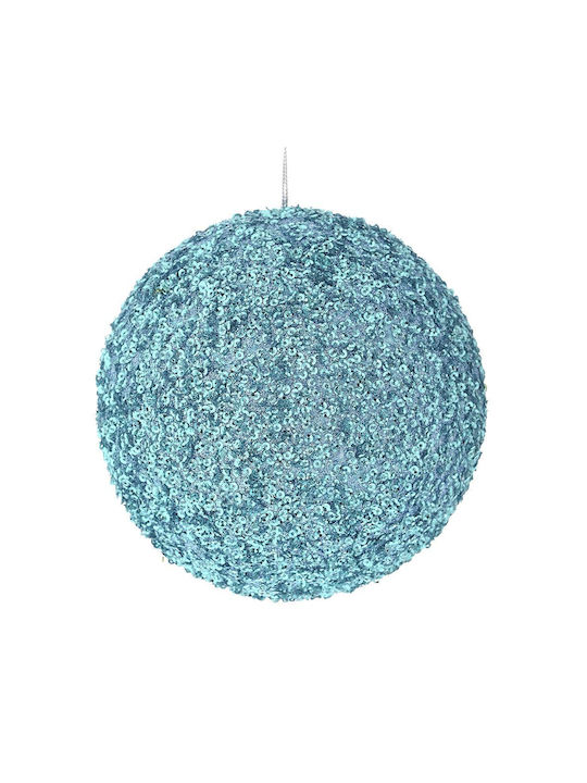 Iliadis Christmas Plastic Ball Ornament Light Blue 12cm