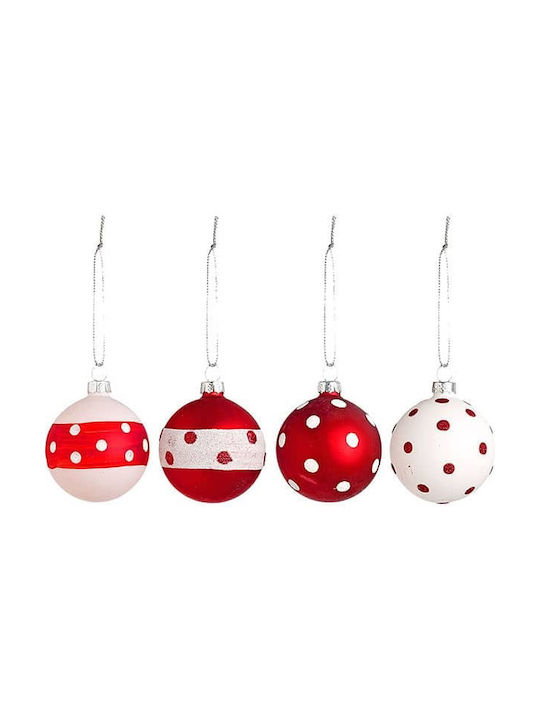 Πουά Hanging Ball Ornament Glass