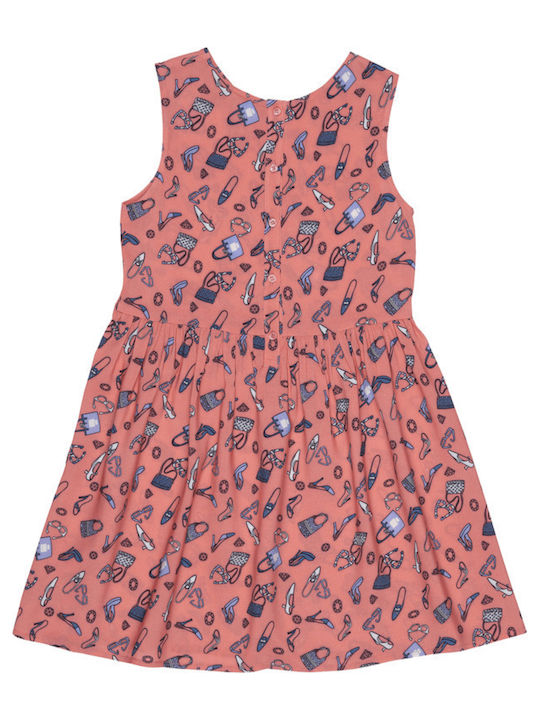 Kinderkleid Ärmellos Rosa