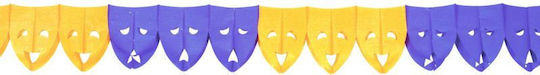 Carnival Garland Polychrome 6pcs 79980