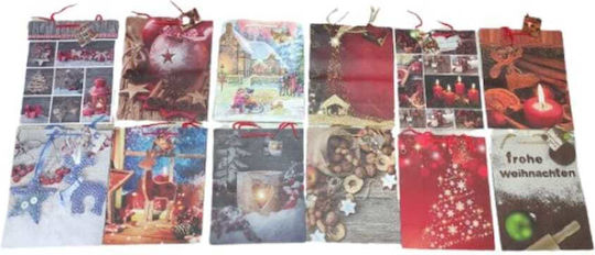 XMASfest Christmas Bag for Gift Multicolored 32x26cm.