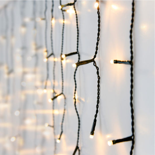 360 Λαμπάκια LED Κουρτίνα 12μ. x 52εκ. Θερμό Λευκό