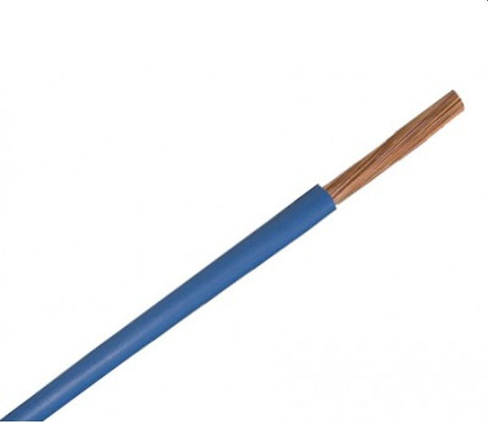 Vop cables Καλώδιο Ρεύματος τύπου NYAF σε Μπλε Χρώμα 1m Εύκαμπτο