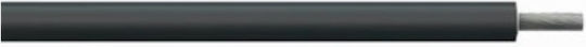 CHaralampidis 0837A Power Cord Type NYA with Cable Properties 1x4mm² in Black Colour 1m Flexible