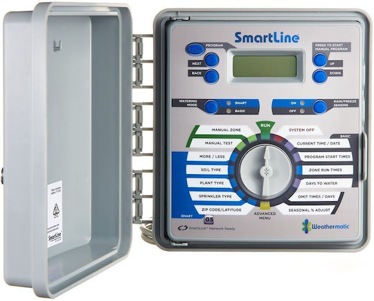 Weathermatic E-SL1600 Προγραμματιστής Ποτίσματος Πίνακα Ρεύματος 8 Στάσεων