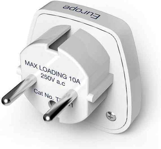 Travel Blue Adaptor Priză de la Universal în Grecia