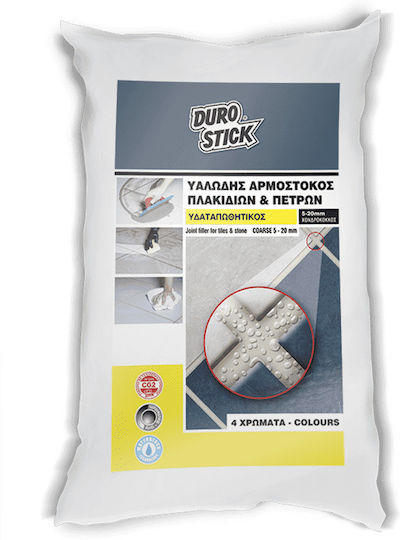 Durostick Glassy Tile Joint Filler Epoxy Gray 5kg