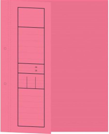Uni Pap Clipboard Bifold for Paper A4 Pink Subfolder (Μiscellaneous colours) 1pcs