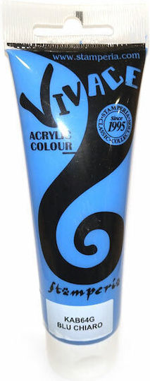 Stamperia Vivace Ακρυλικό Χρώμα Ζωγραφικής Γαλάζιο 120ml