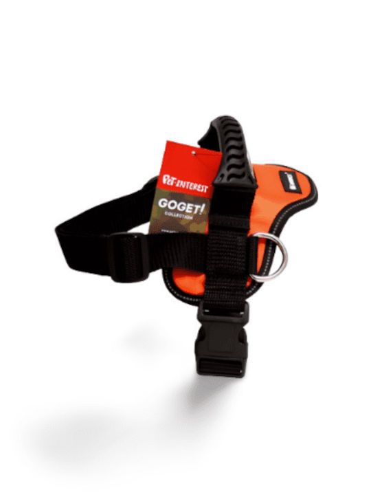 Pet Interest Dog Harness Training 3D Rings Orange Large 80-110cm 3445-L