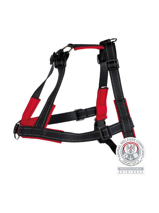 Trixie Dog Harness Training Soft Black Large / X-Large 25mm x 65-105cm
