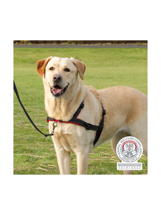 Trixie Dog Harness Training Soft Black Large / X-Large 25mm x 65-105cm