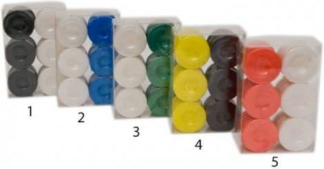 Argy Toys Φιλντισένια Πούλια για Τάβλι 3.4cm 30τμχ (Διάφορα Χρώματα)