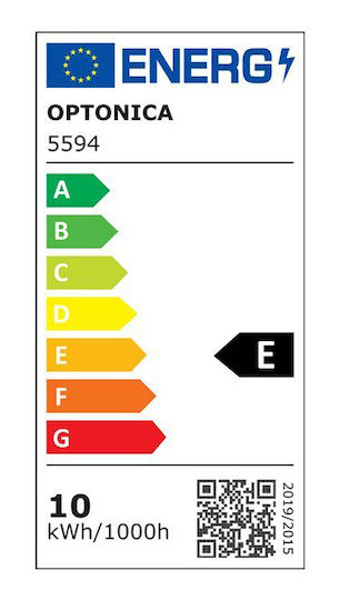 Optonica Under-Cabinet LED Light 9.6W Cool White with Switch L88.5xD3.2xH2.1cm