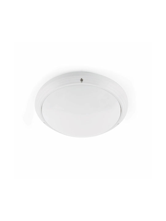 Faro Barcelona Dakron Outdoor Ceiling Flush Mount E27 in White Color 70722