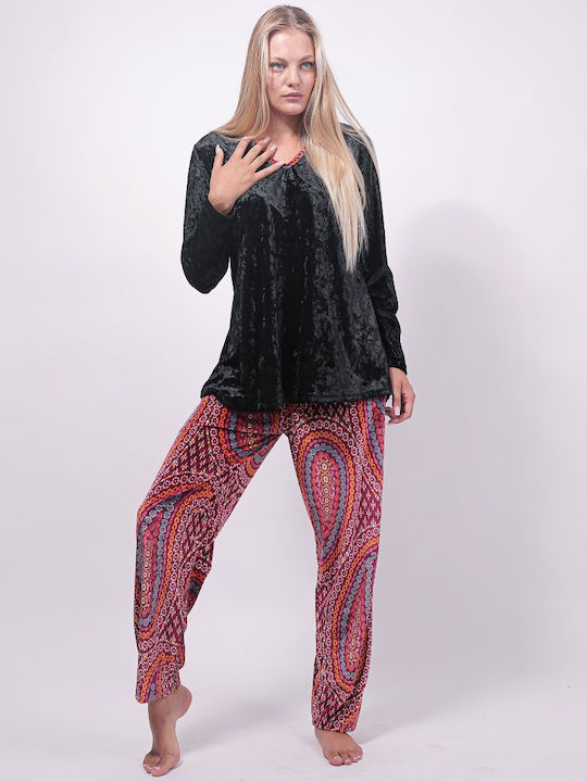 Cherry Underwear Set Pijamale pentru Femei Catifea Cherry (Cherry)