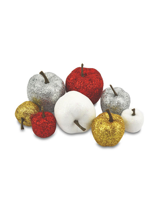 Meyco Weihnachtliche Figur Apfel Rot 6Stück