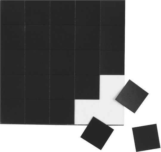 Stylex Creative Σετ Μαγνήτες Φύλλο με Αυτοκόλλητο 20x20χιλ. 100τμχ