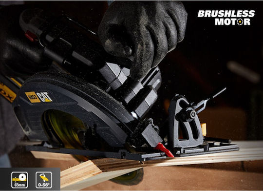 CAT Circular Saw Brushless 18V Solo with Dust Extraction System