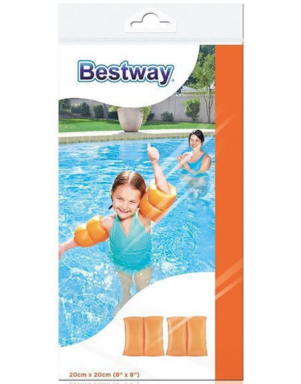 Bestway Μπρατσάκια Κολύμβησης από Βινύλιο 3-6 ετών 20x20εκ. Πολύχρωμα