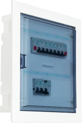 Geyer Vario Elektrischer Sicherungskasten Gemauert, Montiert, 2 Reihen, 12 Elemente B288xH293xT70mm VU217ERD