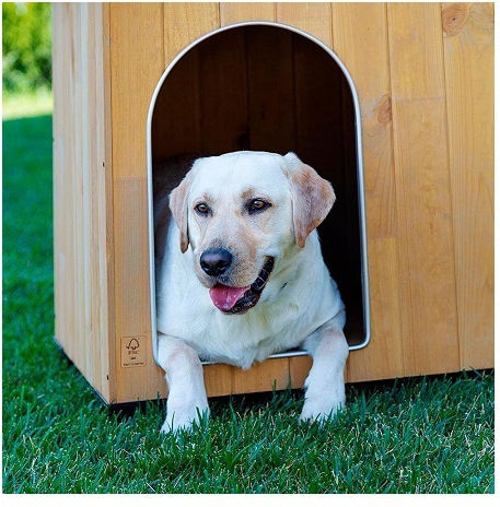 Ferplast Baita Dog House Wooden Outdoor Brown 122x79x78cm