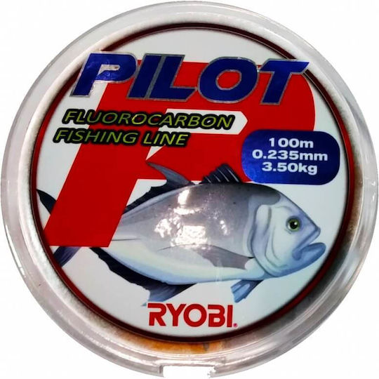 Ryobi Риболовна влакно Флуорокарбон 100м / 0.181мм