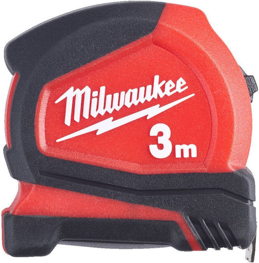 Milwaukee Compact Pro Tape 3mX16mm Tape Measure 16mm x 3m 4932459591