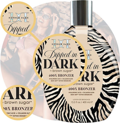 Brown Sugar Dipped In Dark 400x Bronzer Self Tanning Lotion Body 400ml