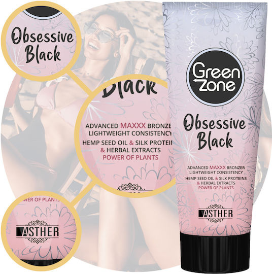 Asther Green Zone Obsessive Black Autobronzant Cremă Corp 200ml