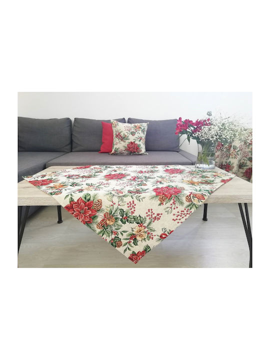 Dimeco Christmas Tablecloth Round Multicolour 1pcs Π8100180R008901