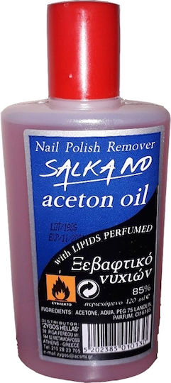 Salkano Καθαρό Ασετόν Νυχιών Aceton Oil 120ml