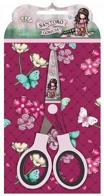 Graffiti Santoro Gorjuss Enjoy The Little Things Children's Scissors for Crafts with Metallic Blade Purple