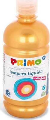 Primo Brillante Tempera Colour Paint Bottle 500ml Green Light