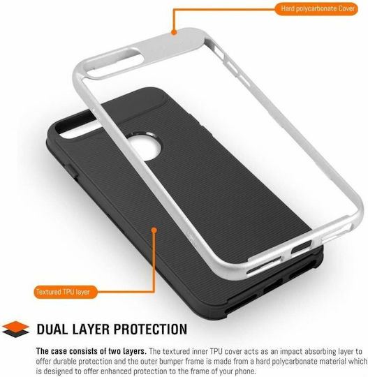 Orzly Airframe Back Cover Μαύρο (iPhone SE 2022/2020)